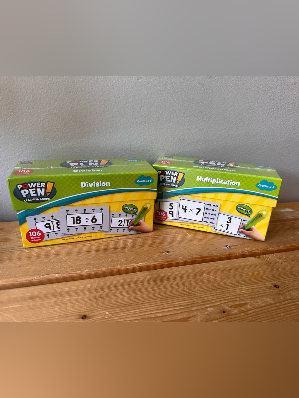 Multiplication and Division Power Pen!® Quiz Cards